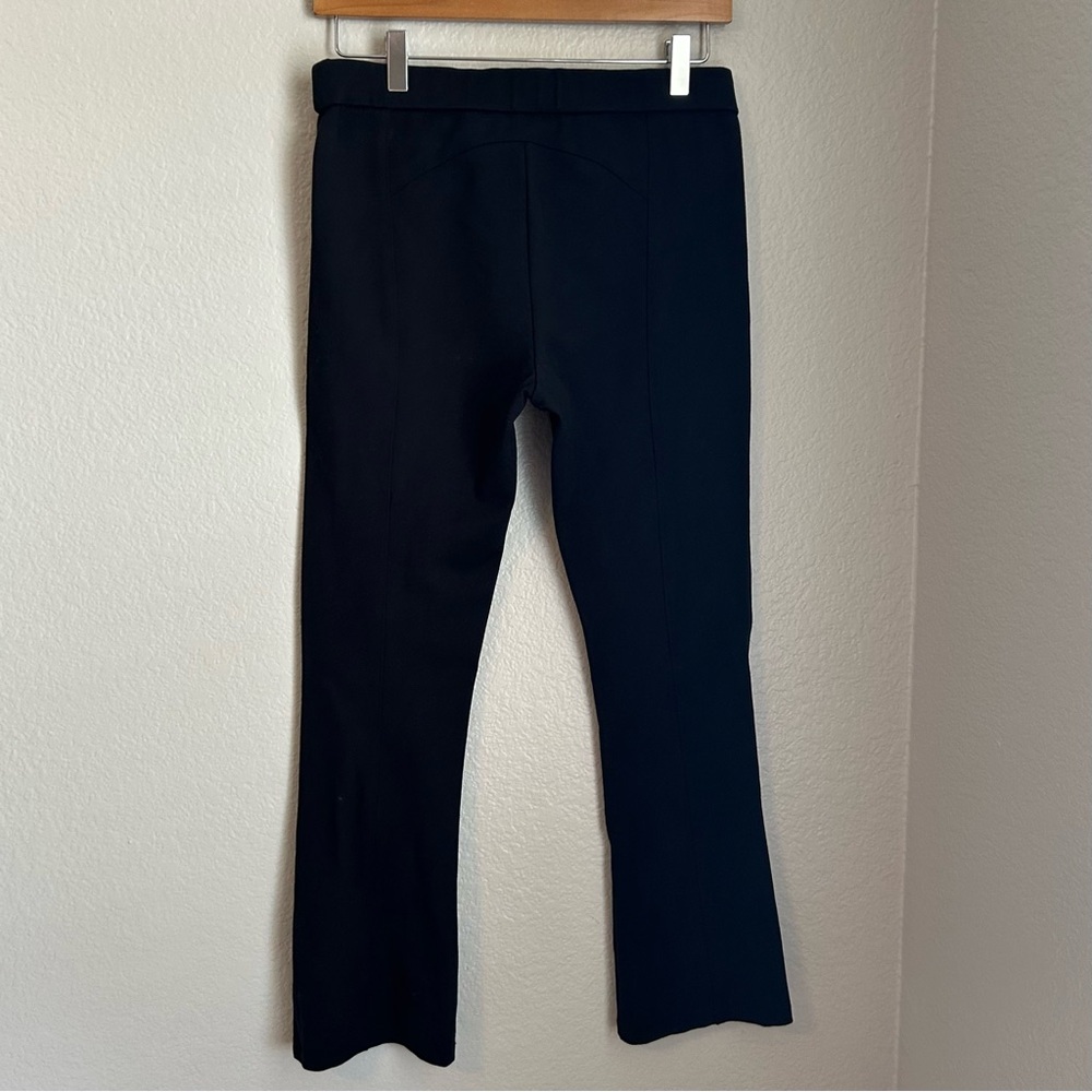 Tory Burch Sport Women’s Ponte Cropped Flare Pull On Pant in Black, Size Medium - Picture 8 of 11